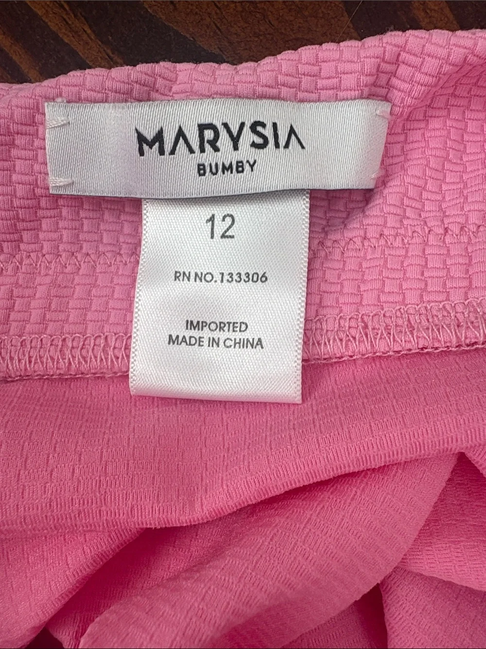 Marysia Swim Pink Scalloped Tank Active Dress